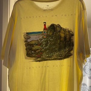 Southern Point Men’s Tshirt - Size XL - Yellow